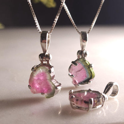 Watermelon Tourmaline Pendant