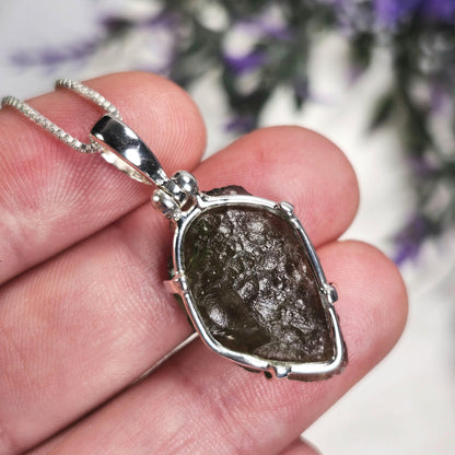 Moldavite Pendant
