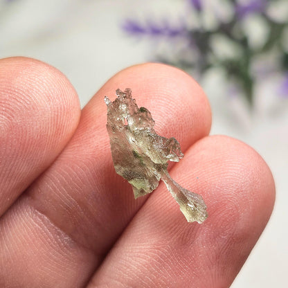 Angel Chime Moldavite with Natural HOLE