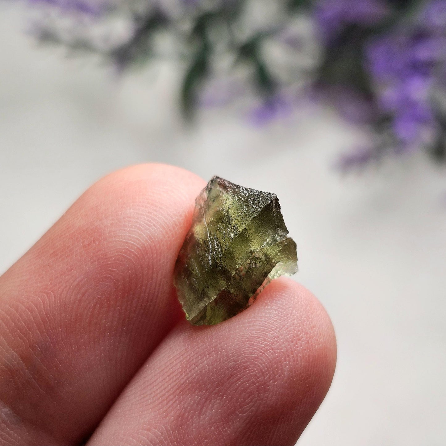 Angel Chime Moldavite (.69g) Moldavite