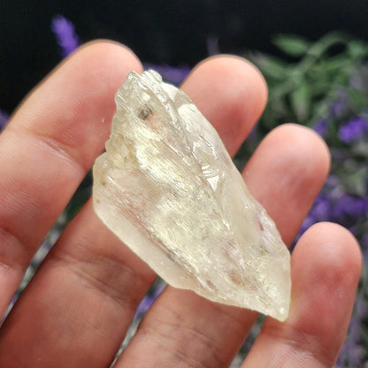Golden Kunzite Crystal