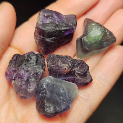Raw Rainbow Fluorite Crystal