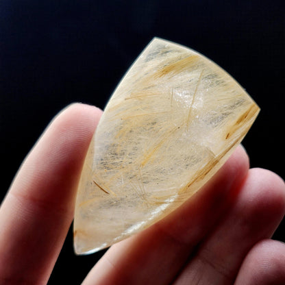 Angel Hair Golden Rutile