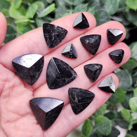 Black Tourmaline Triagonal Pyramid