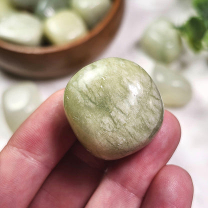 Tumbled Green Jade Crystal