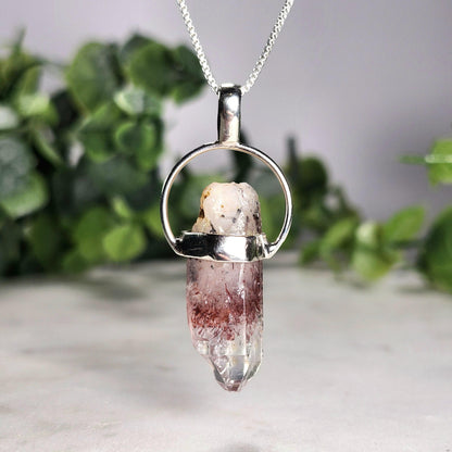 Red Phantom Quartz Pendant