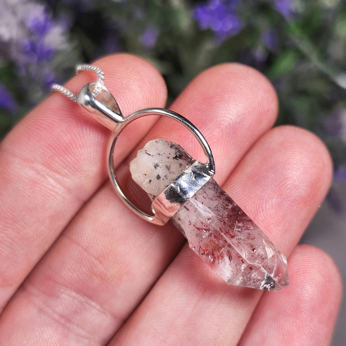 Red Phantom Quartz Pendant