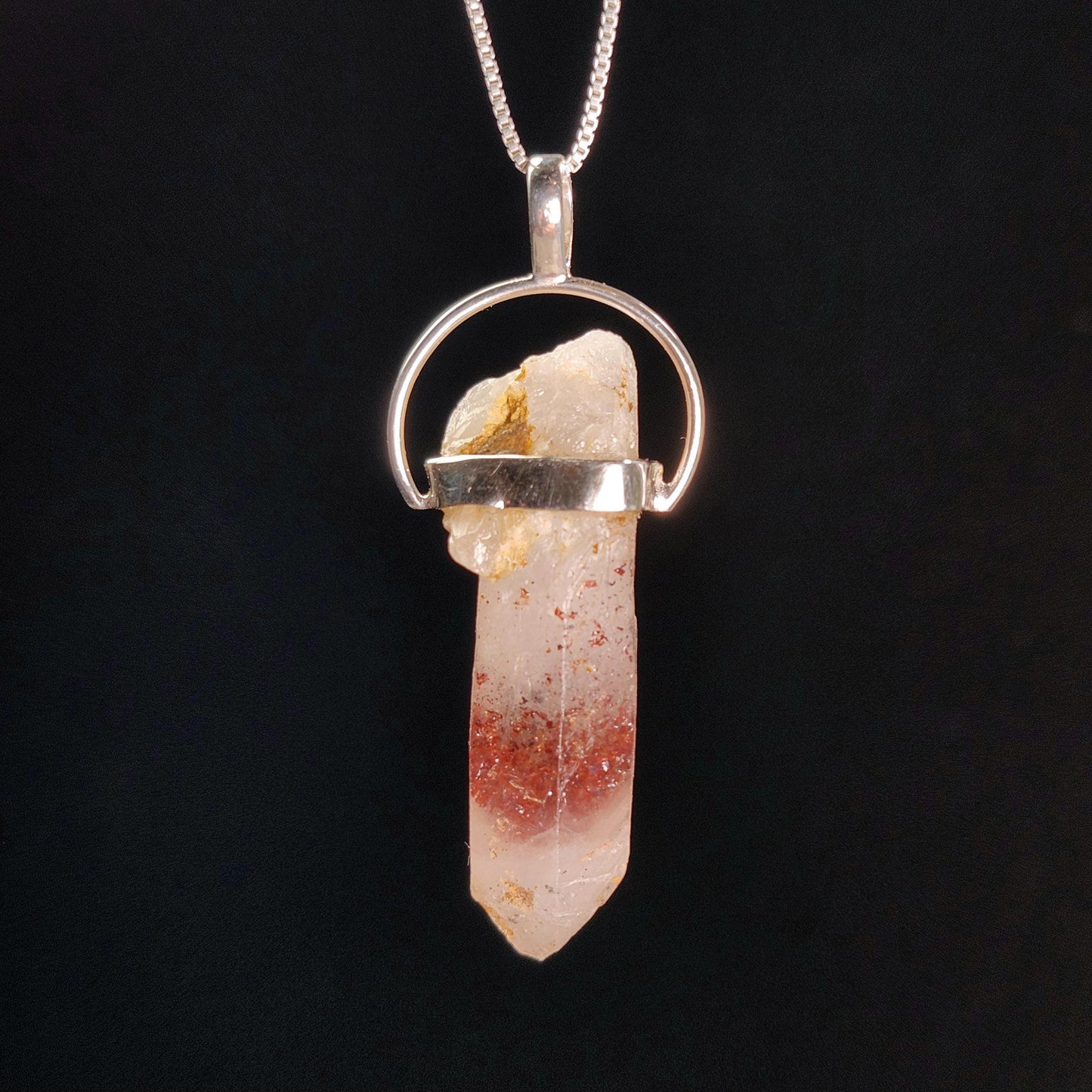 Red Phantom Quartz Pendant