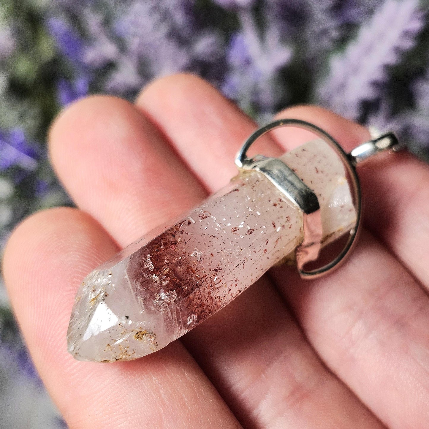 Red Phantom Quartz Pendant