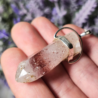 Red Phantom Quartz Pendant