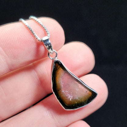Green Watermelon Tourmaline Pendant