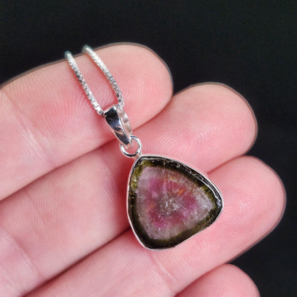 Watermelon Tourmaline Pendant