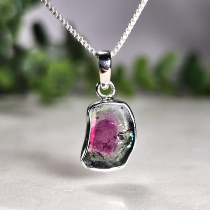Watermelon Tourmaline Pendant
