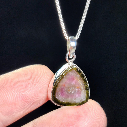 Watermelon Tourmaline Pendant