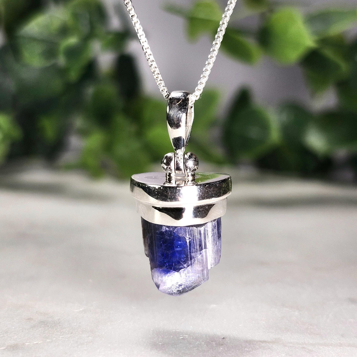 Tanzanite Crystal Pendant