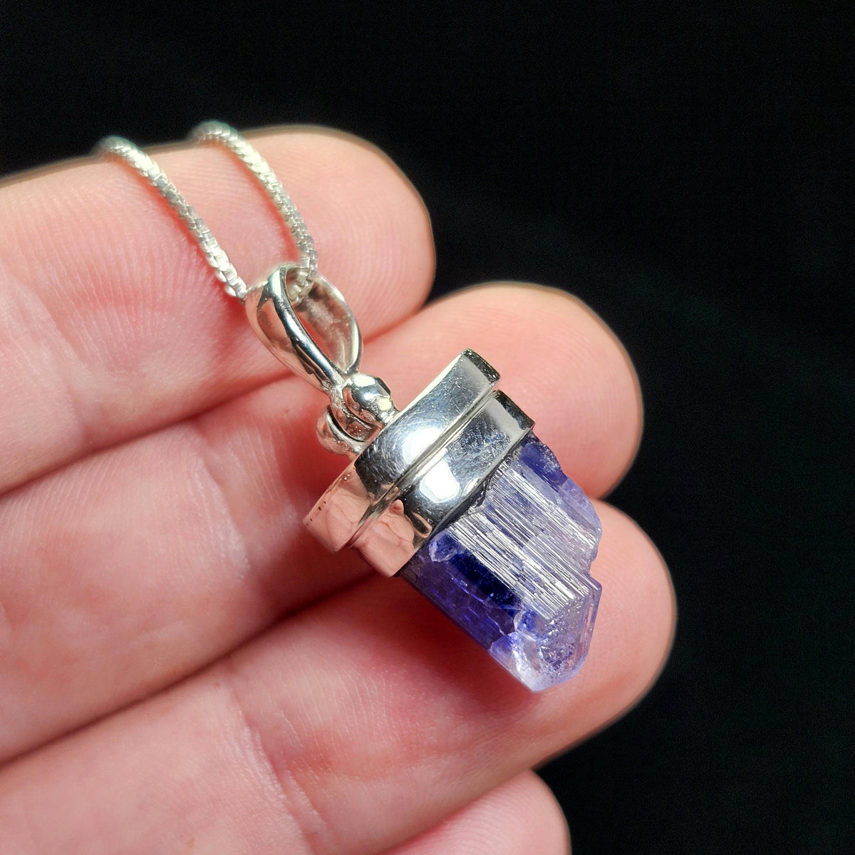 Tanzanite Crystal Pendant