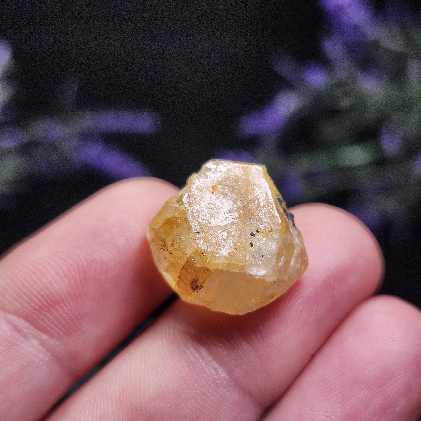 Golden Phenacite Crystal