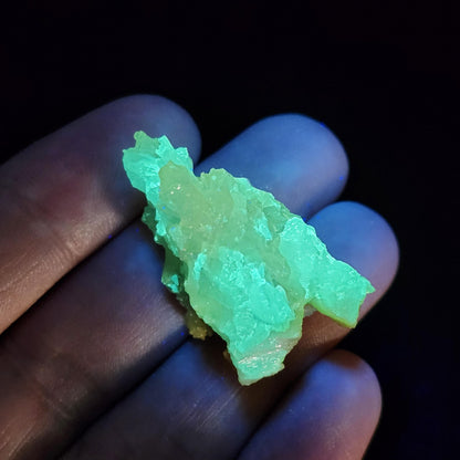 Zincite Crystal Specimen 23.06g, UV Reactive Bicolored Zincite