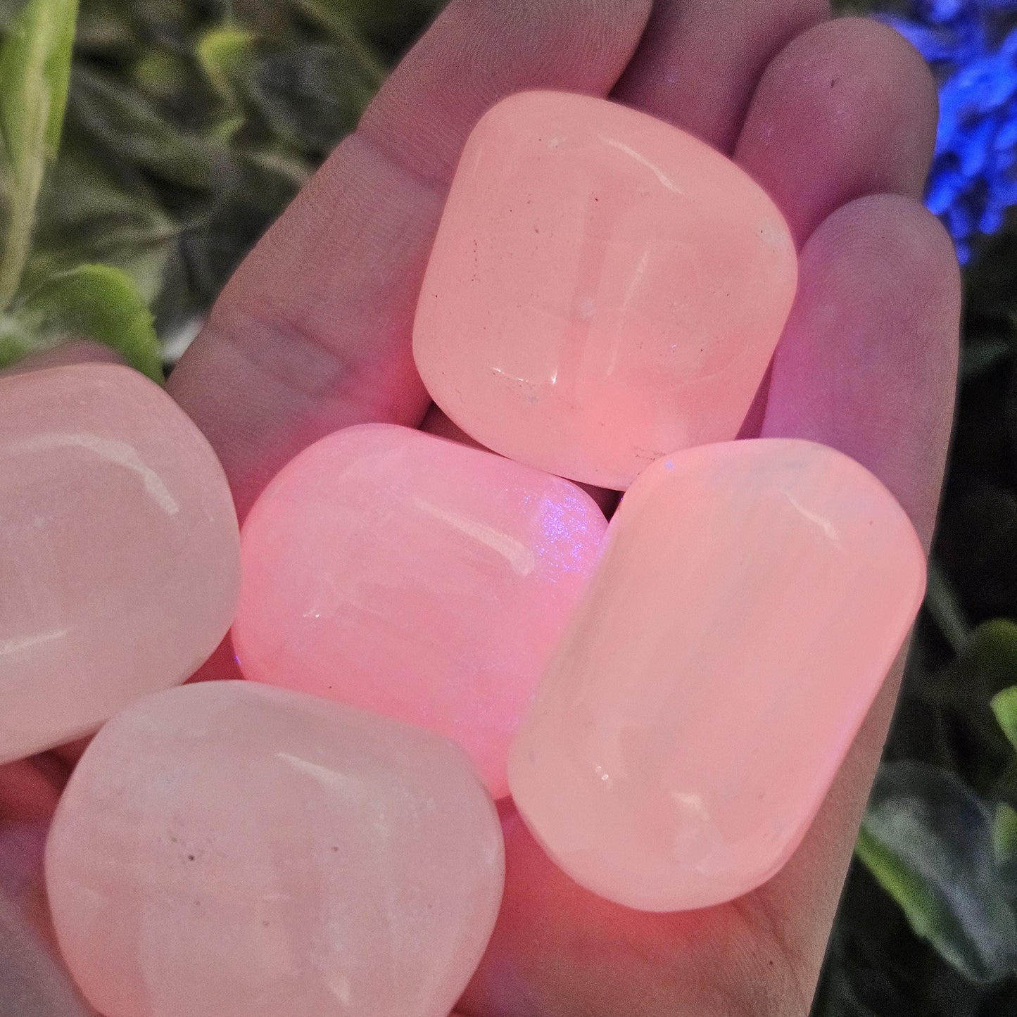 Ultraviolet Pink Calcite Crystal