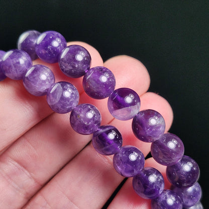 Amethyst Beaded Bracelet