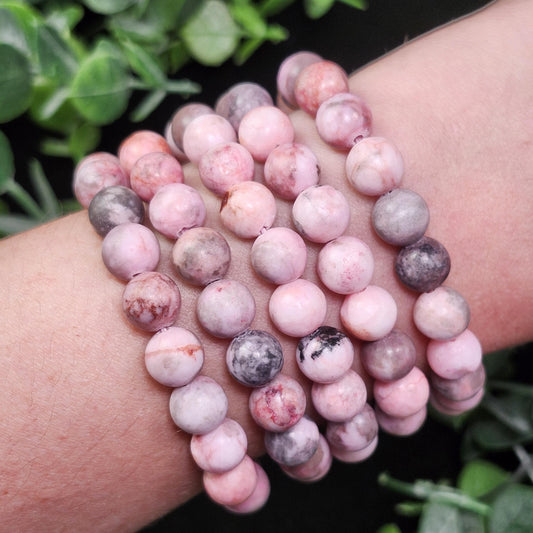 Pink Zebra Jasper Bracelet