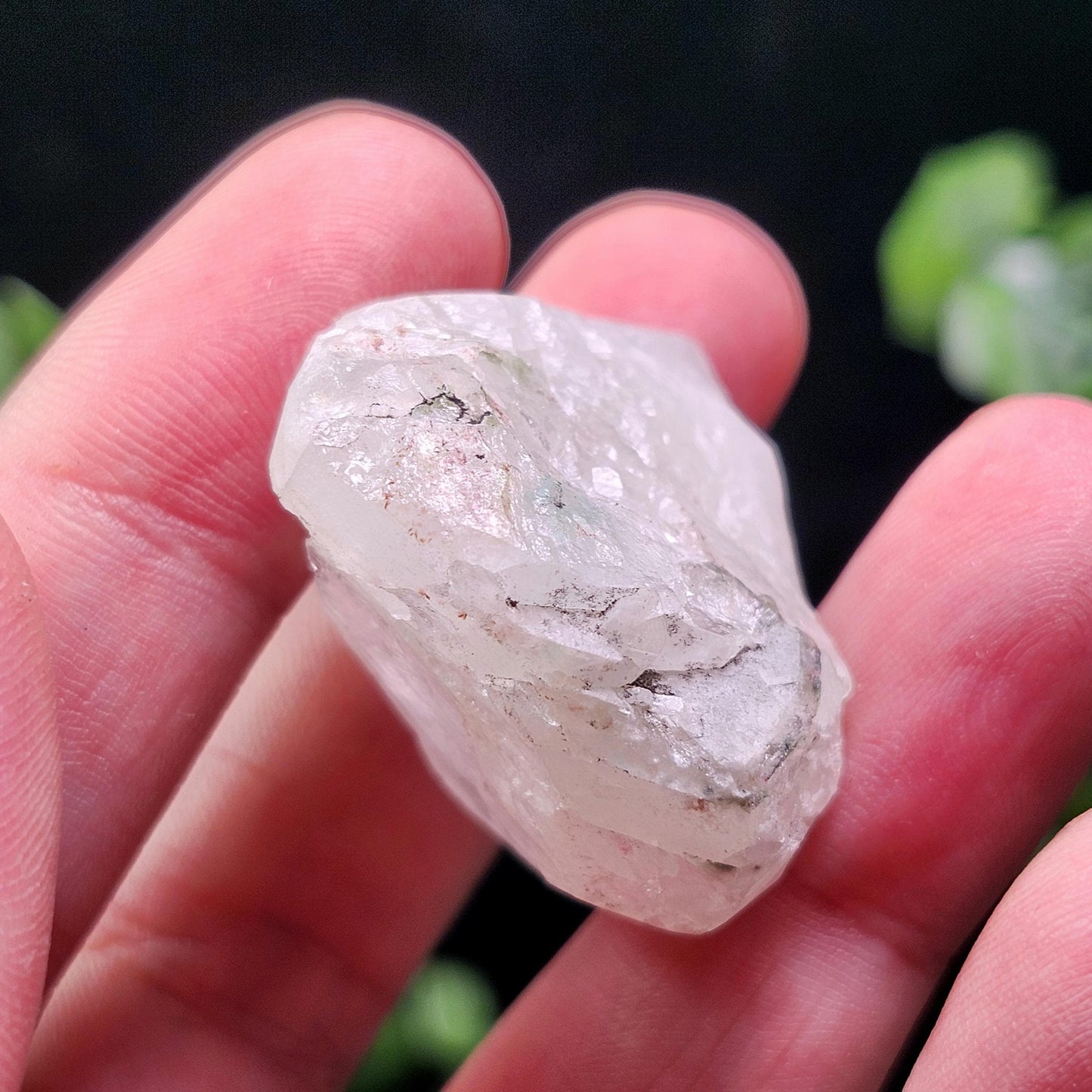Ajoite Quartz Crystal