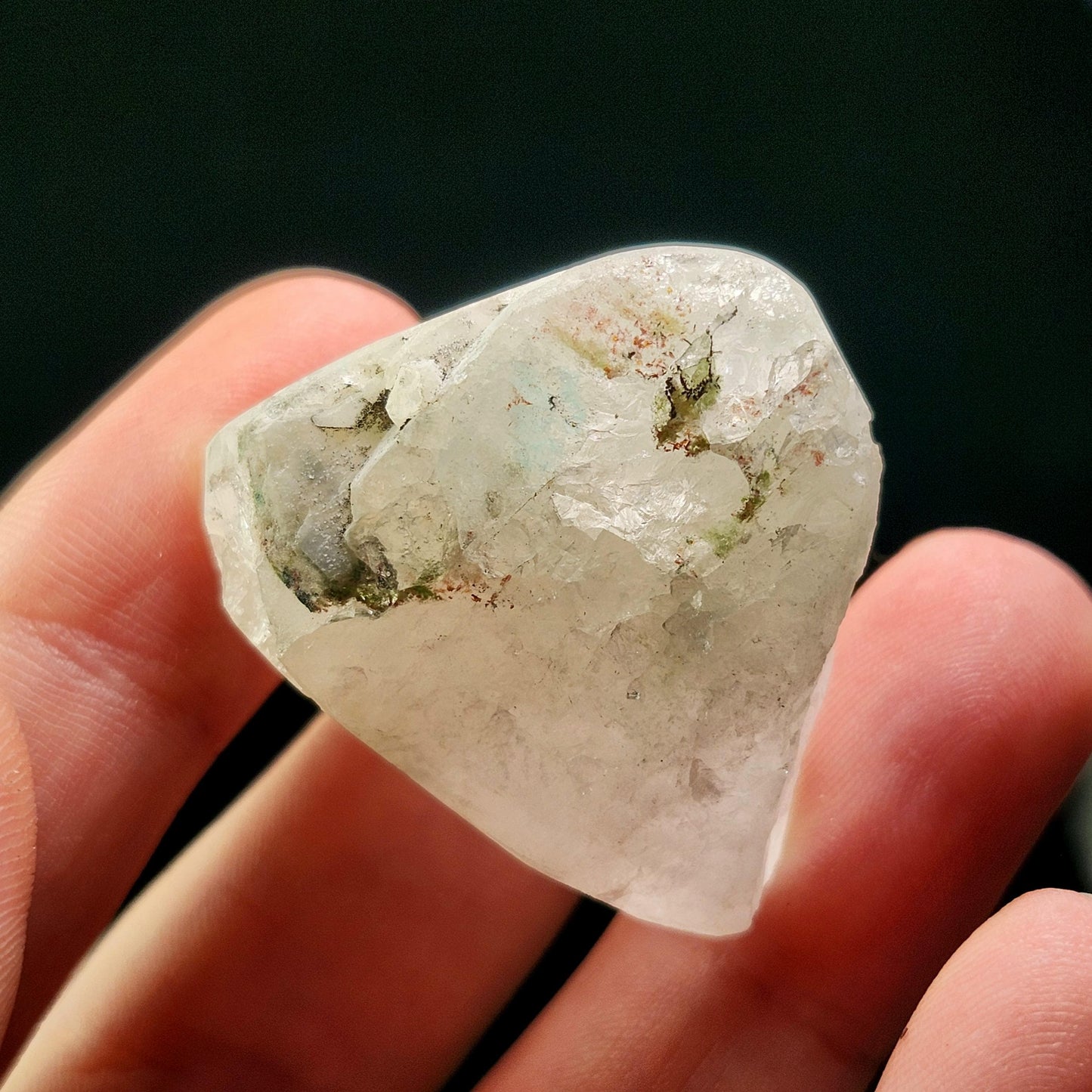 Ajoite Quartz Crystal