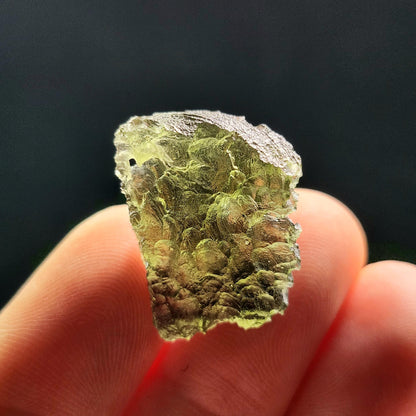 Moldavite with Natural HOLE