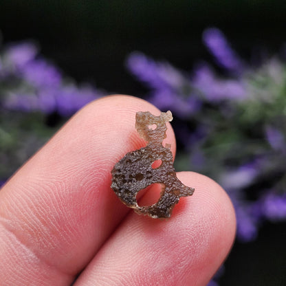 Moldavite with Natural HOLE