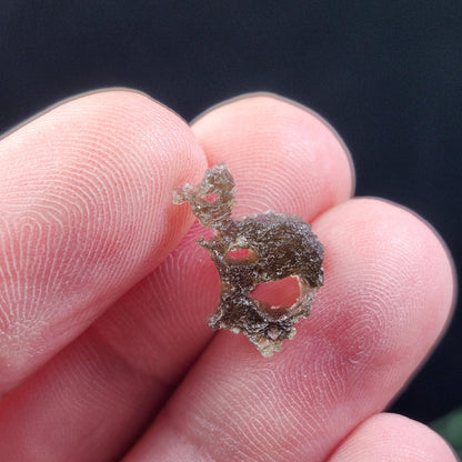 Moldavite with Natural HOLE