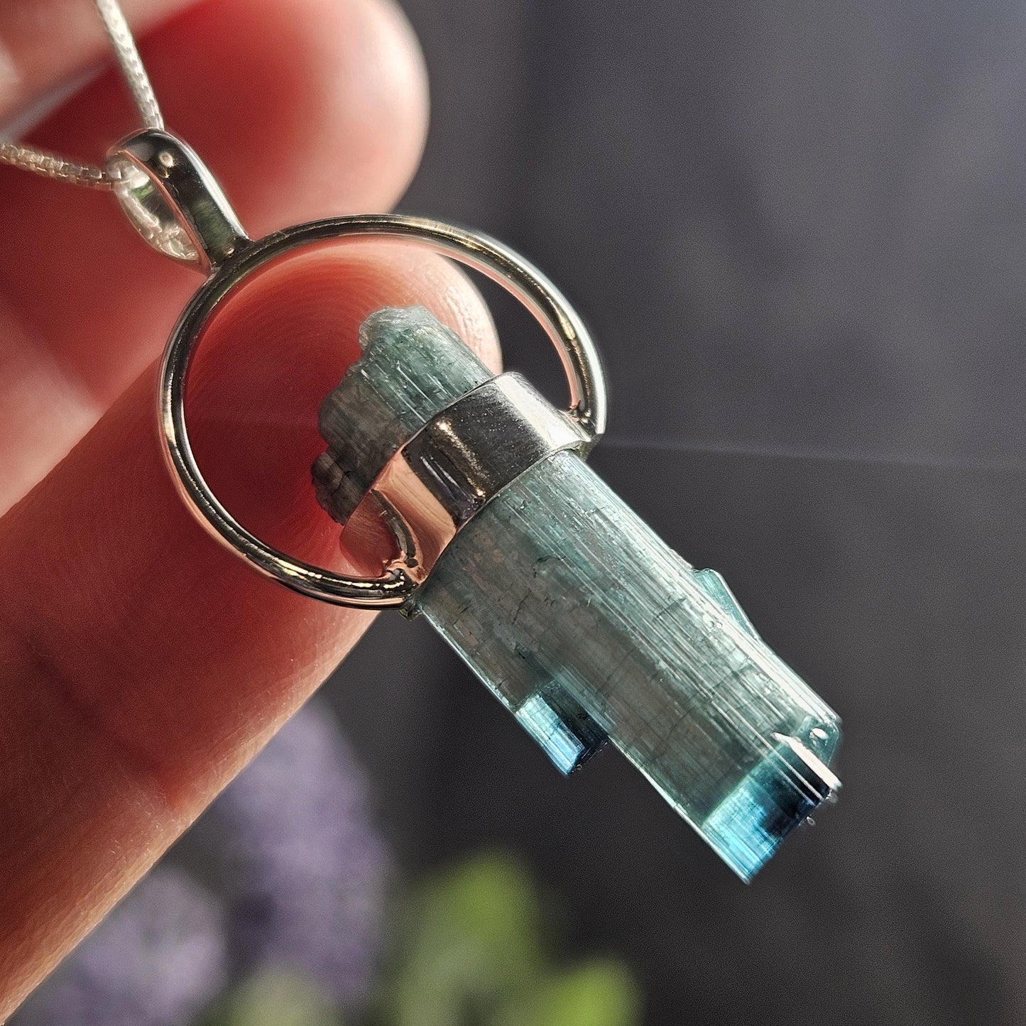Cats Eye Tourmaline Pendant