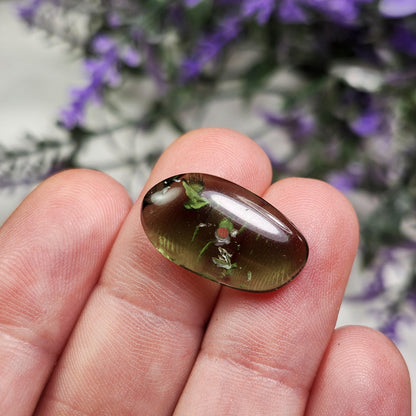 Polished Moldavite Bead