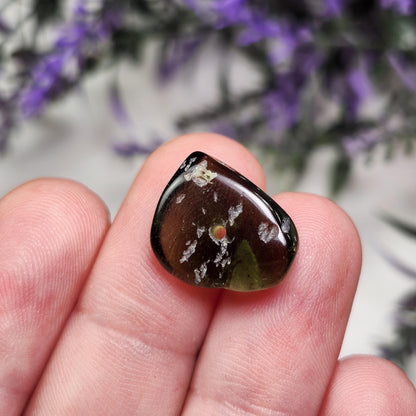 Genuine Moldavite Bead 1.70g, Authentic Moldavite Crystal, Jewelry Making Bead
