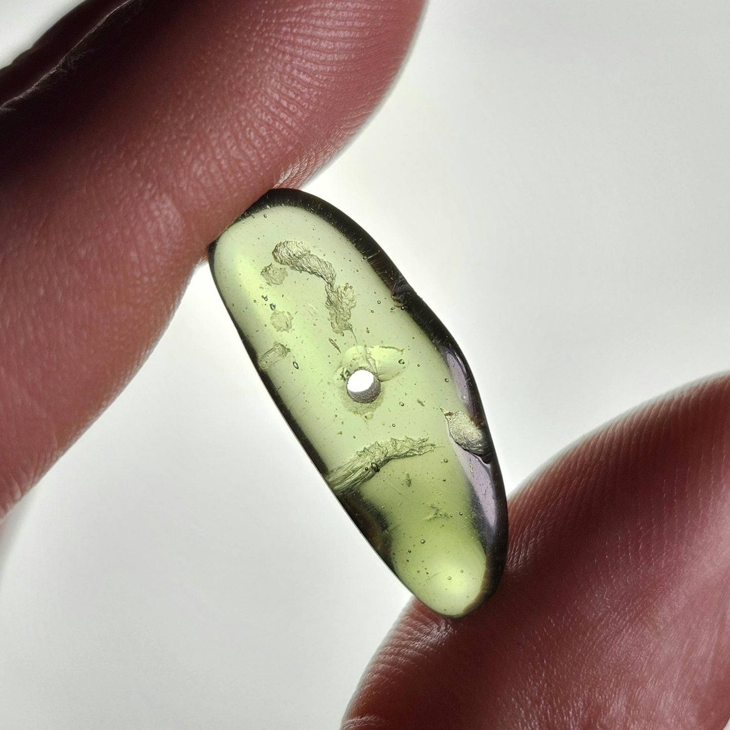 Genuine Moldavite Bead
