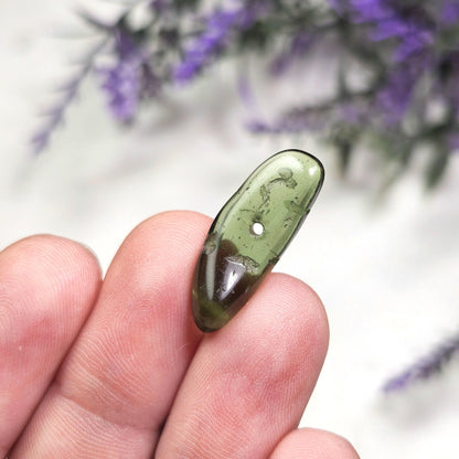 Genuine Moldavite Bead