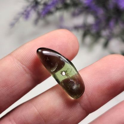 Genuine Moldavite Bead