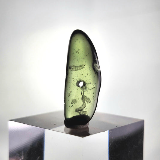 Genuine Moldavite Bead