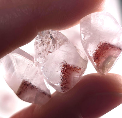 Red Hematite Phantom Quartz