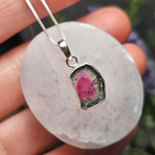 Watermelon Tourmaline Pendant