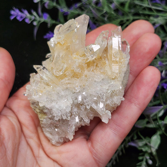 Lemurian Quartz Cluster 99g