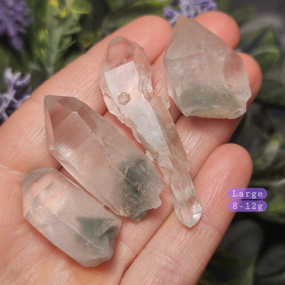 Green Phantom Lemurian Quartz