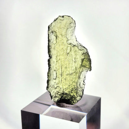 Moldavite Angel Chime Specimen 3.29g, Genuine Raw Moldavite Crystal