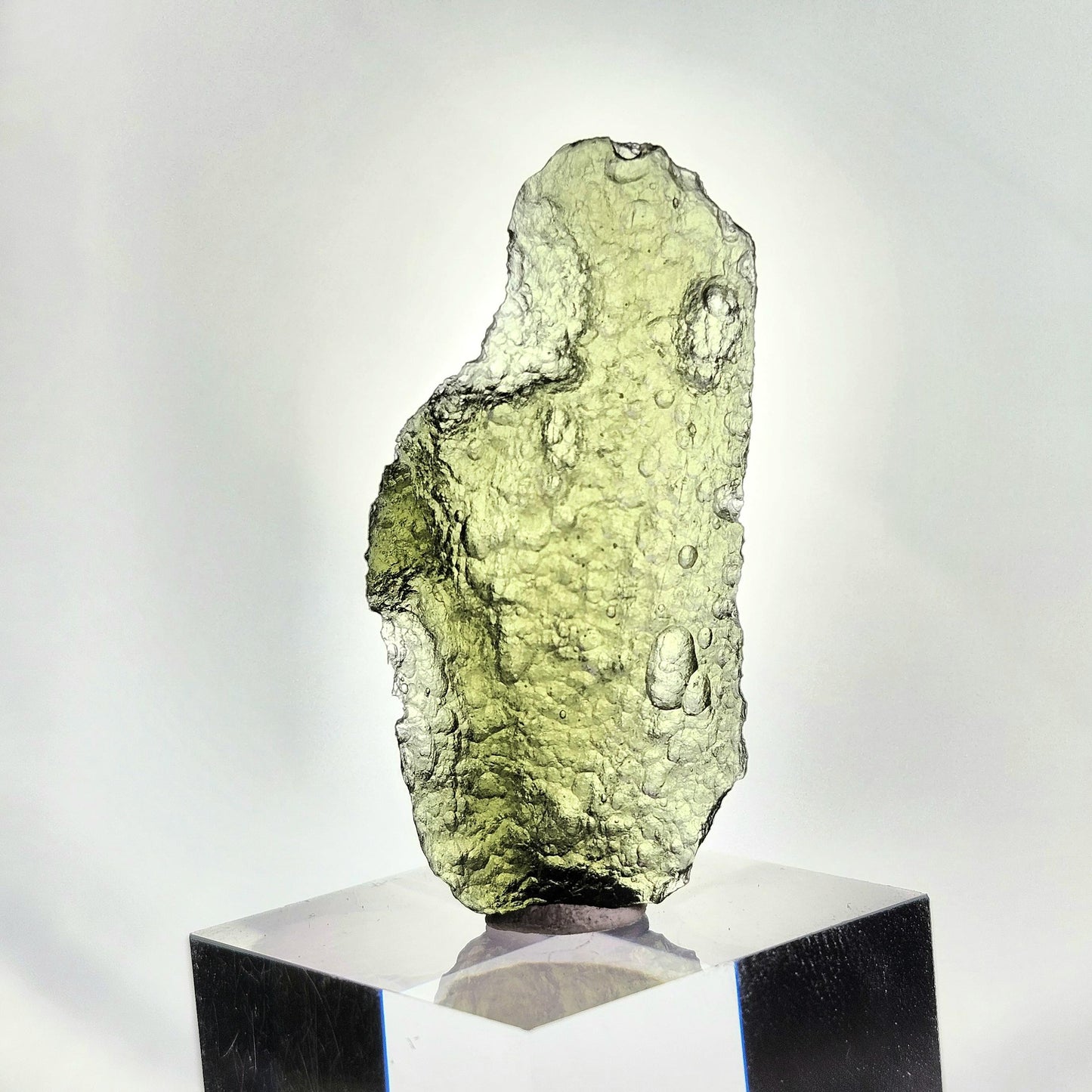 Moldavite Angel Chime Specimen 3.29g, Genuine Raw Moldavite Crystal