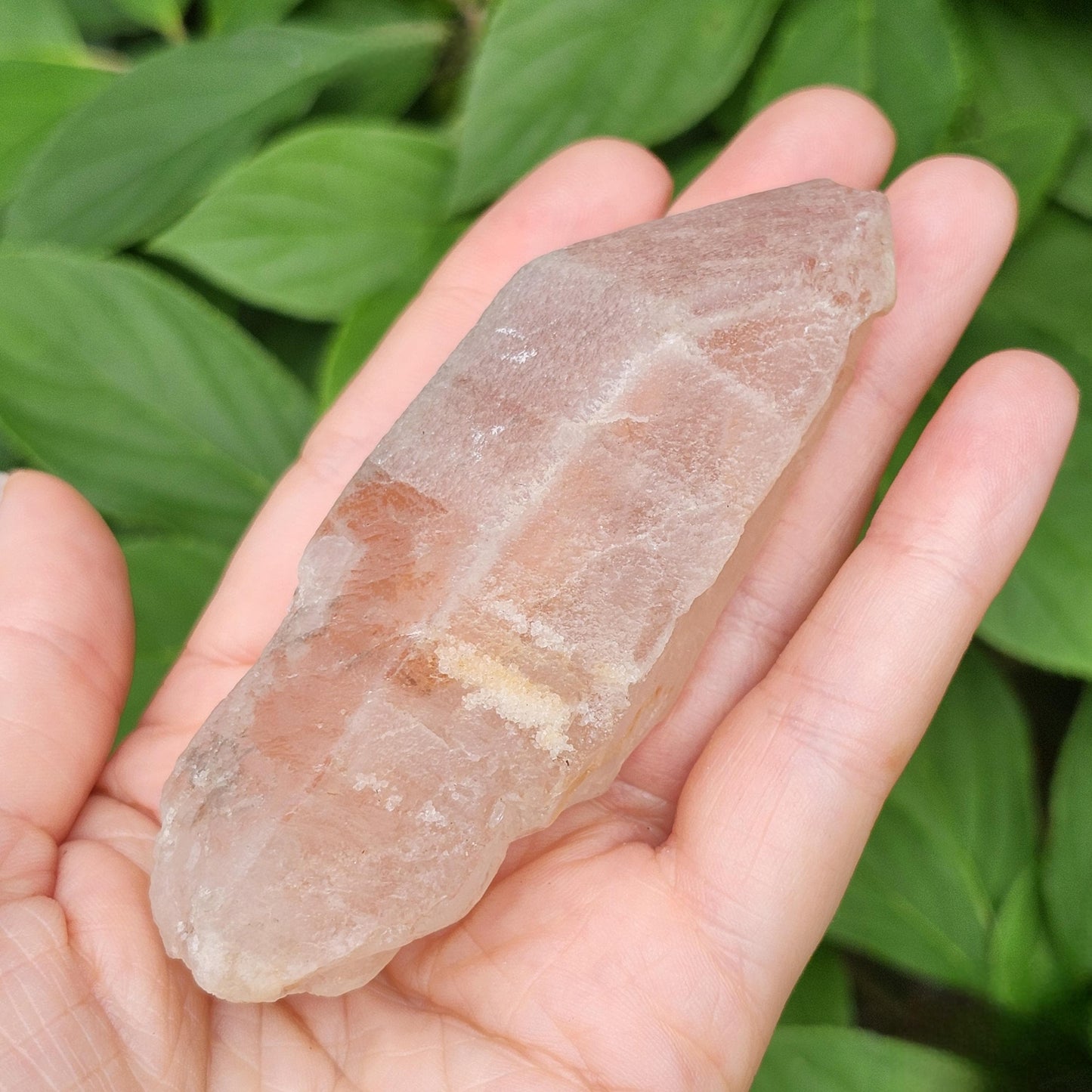 Dreamsicle Pink Lemurian Quartz 133g