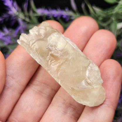 Golden Kunzite Crystal