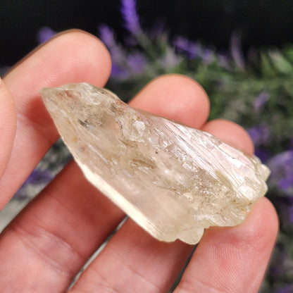Golden Kunzite Crystal