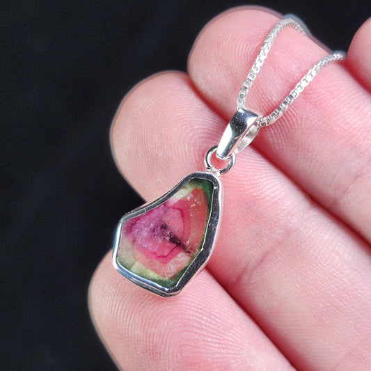 Watermelon Tourmaline Pendant