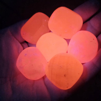 Ultraviolet Pink Calcite Crystal