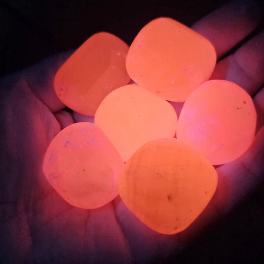 Ultraviolet Pink Calcite Crystal