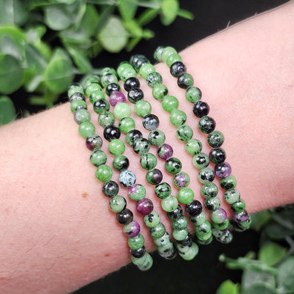 Ruby Zoisite Bracelet